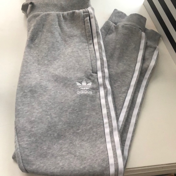 adidas Pants - Cute Adidas gray sweatpants